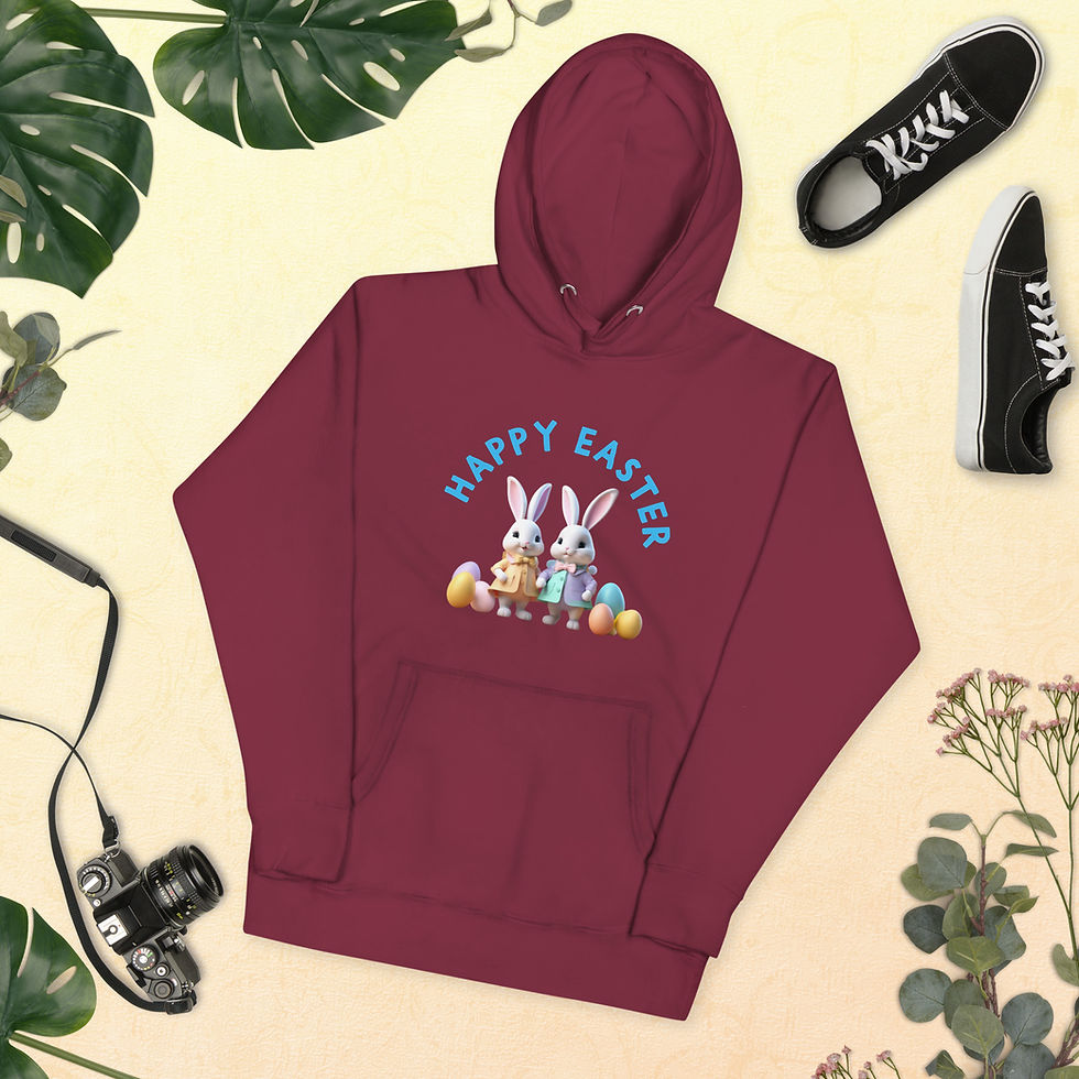 Thumbnail: Easter Bunny Unisex Hoodie