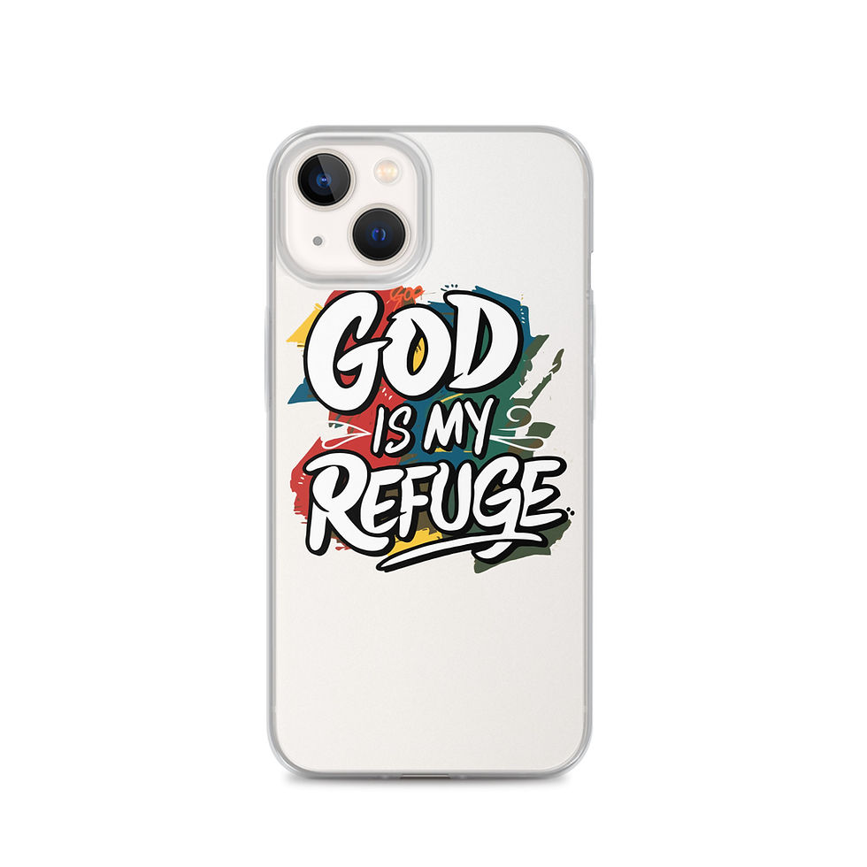 Thumbnail: God is My Refuge.  Clear Case for iPhone®