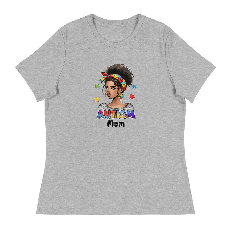 Thumbnail: Autism Mom 3. Women's Relaxed T-Shirt