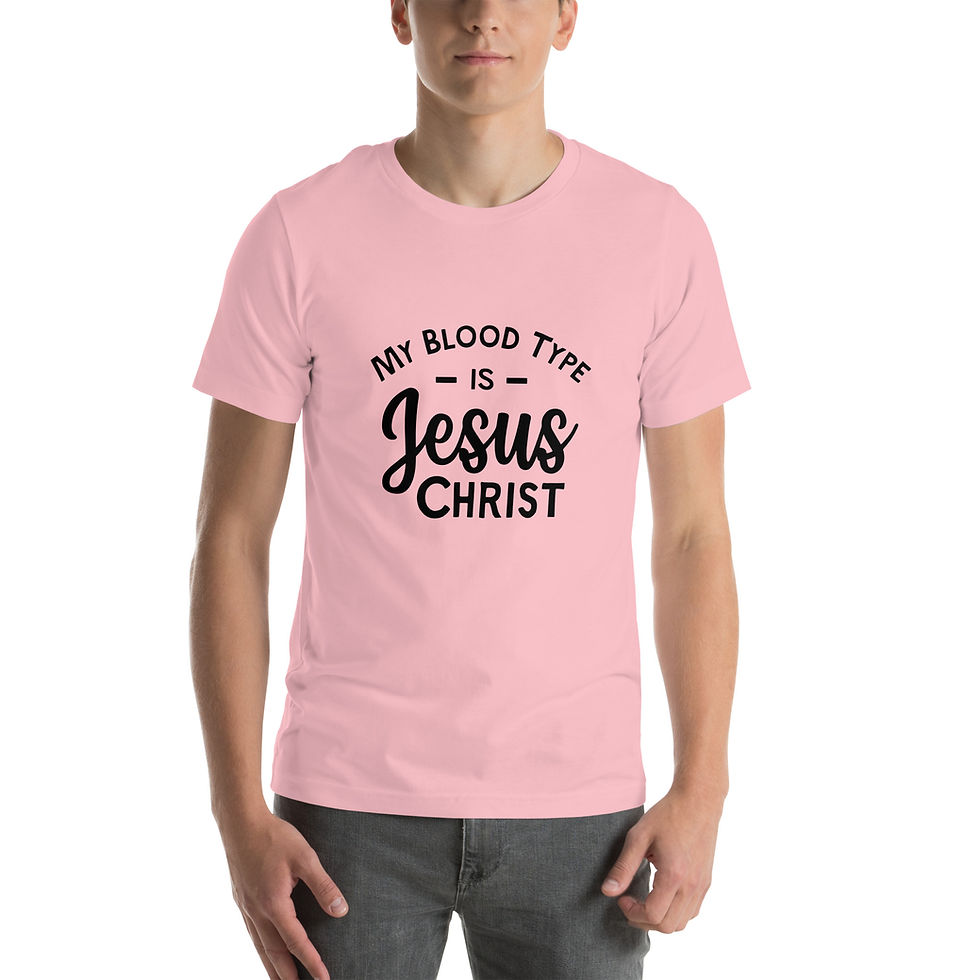 Thumbnail: "Jesus is My Blood Type" Unisex t-shirt