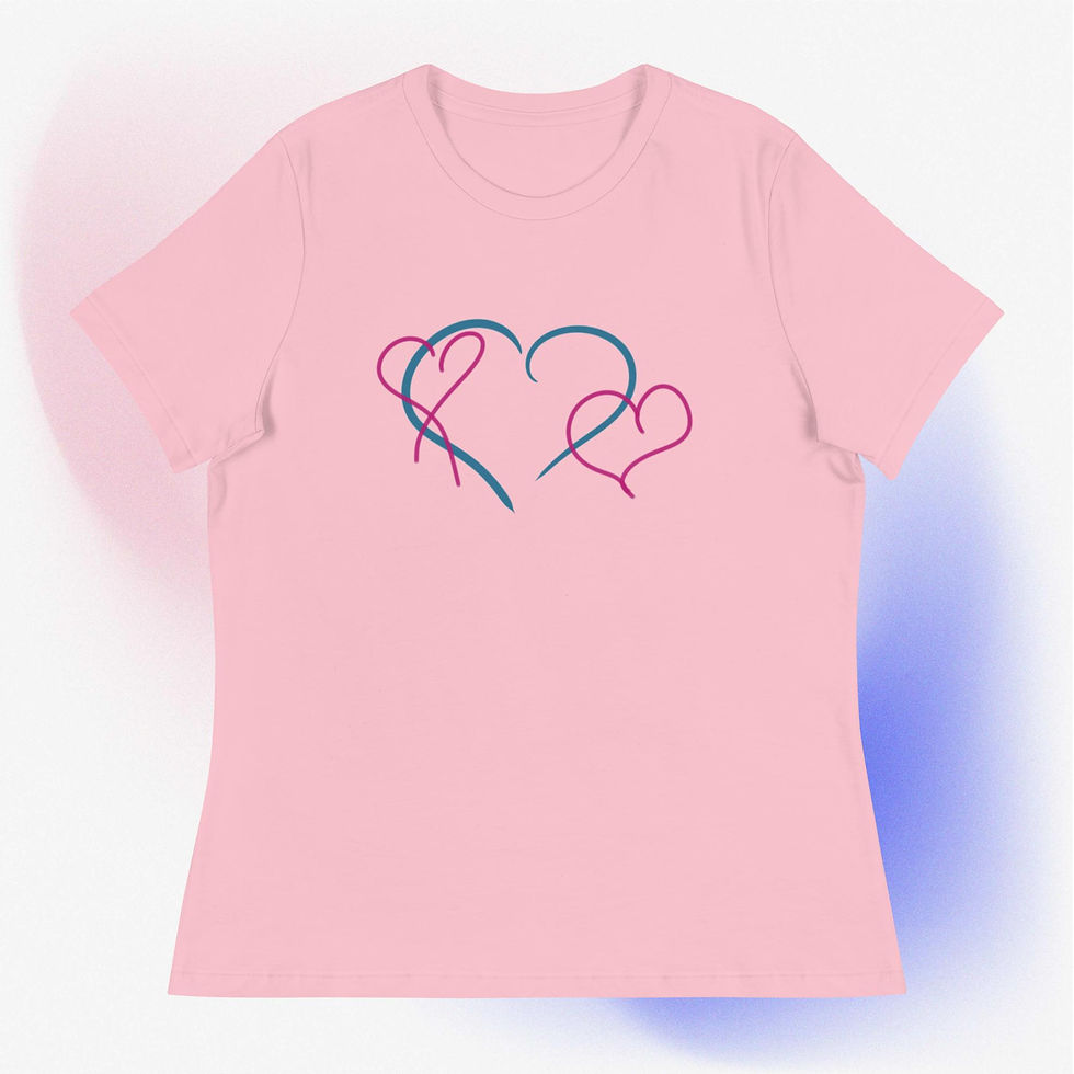 Thumbnail: MP Hearts Women's Relaxed T-Shirt