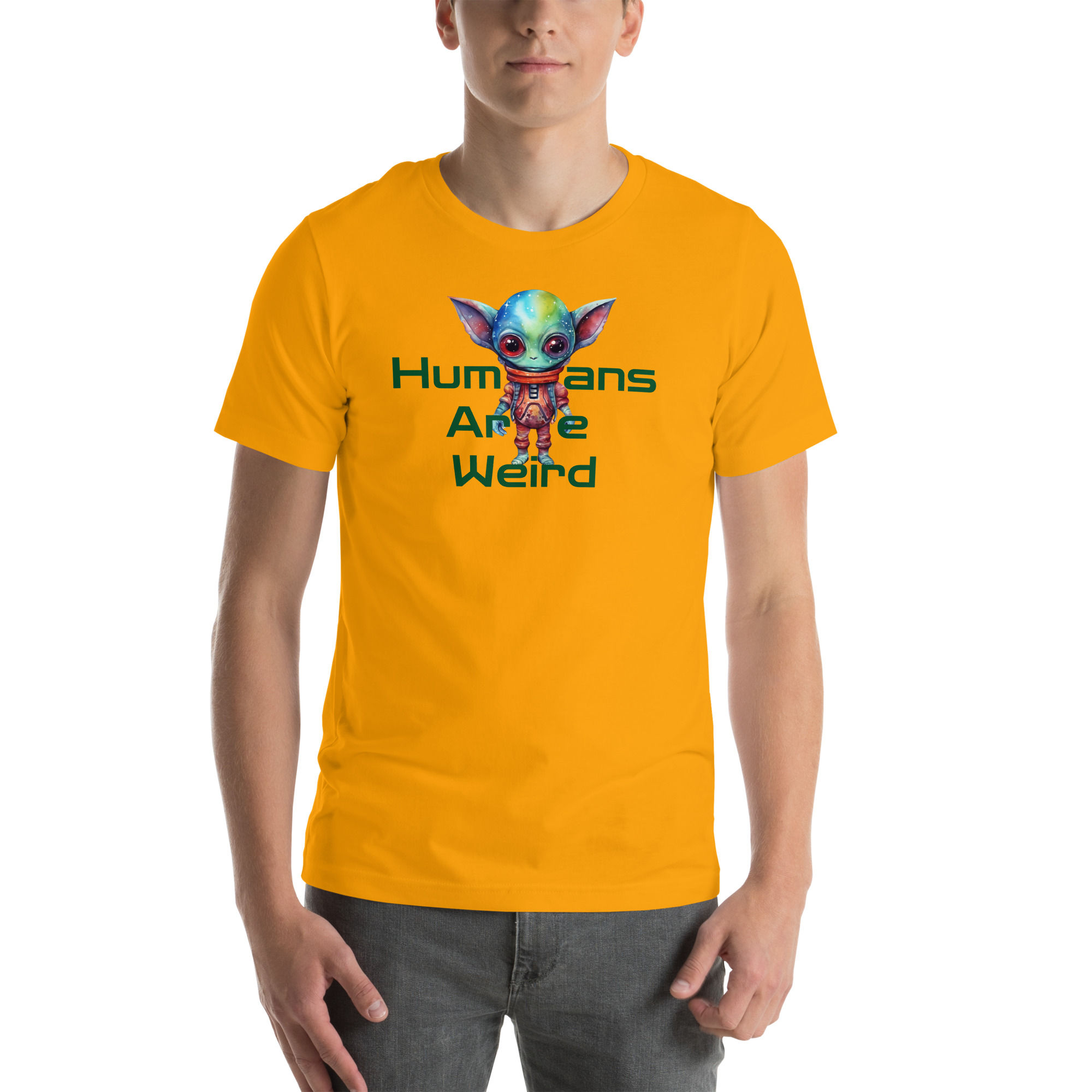 Alien. Humans are Weird. Unisex t-shirt
