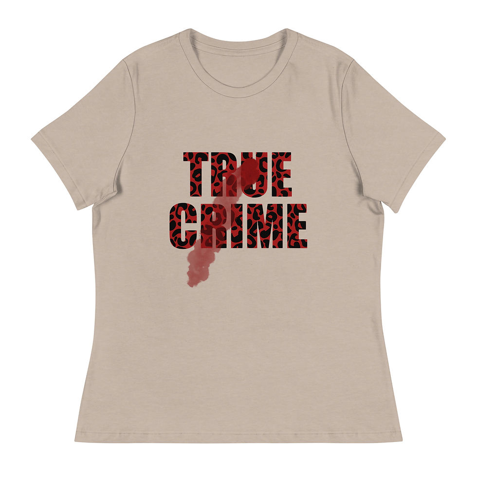 Thumbnail: True Crime.  Women's Relaxed T-Shirt