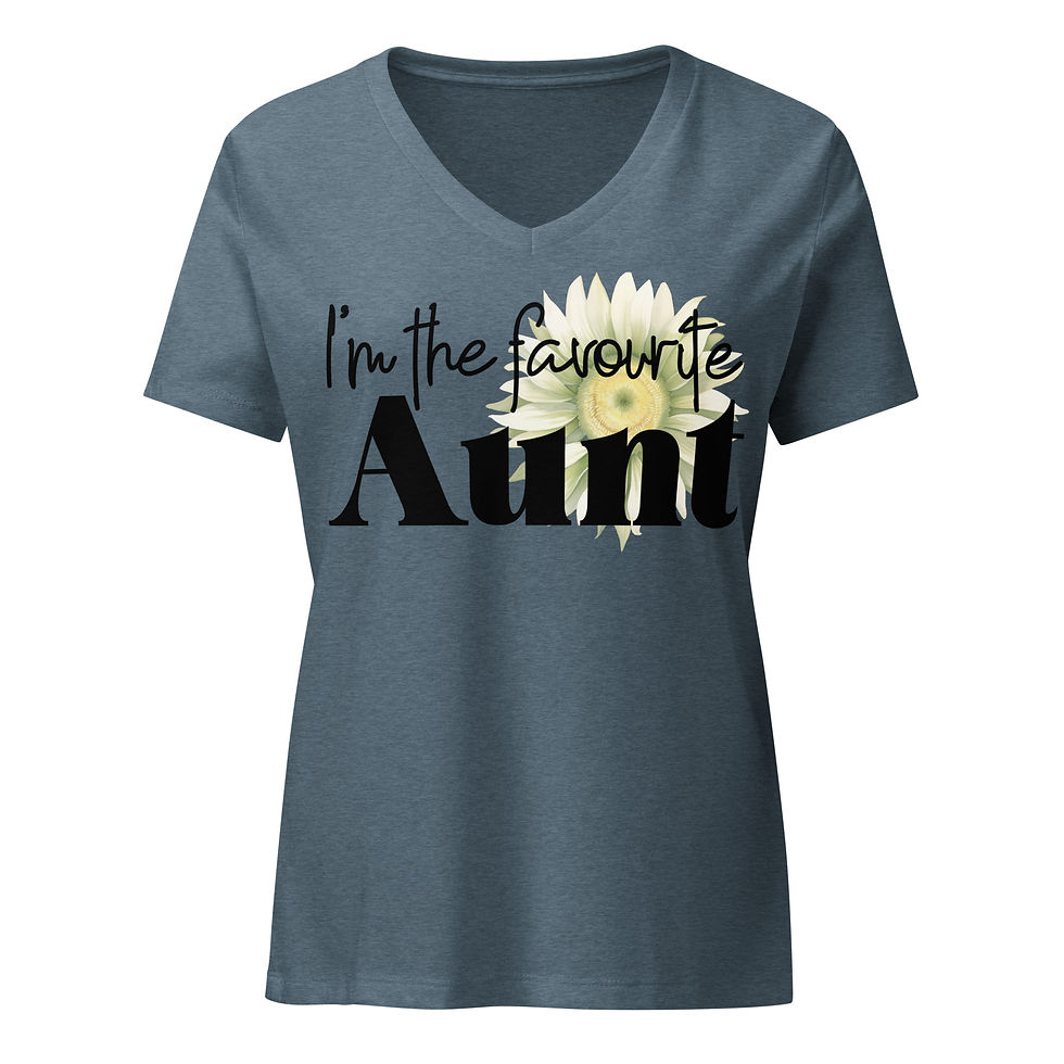 I am the Favorite Aunt Daisy. Women’s relaxed v-neck t-shirt