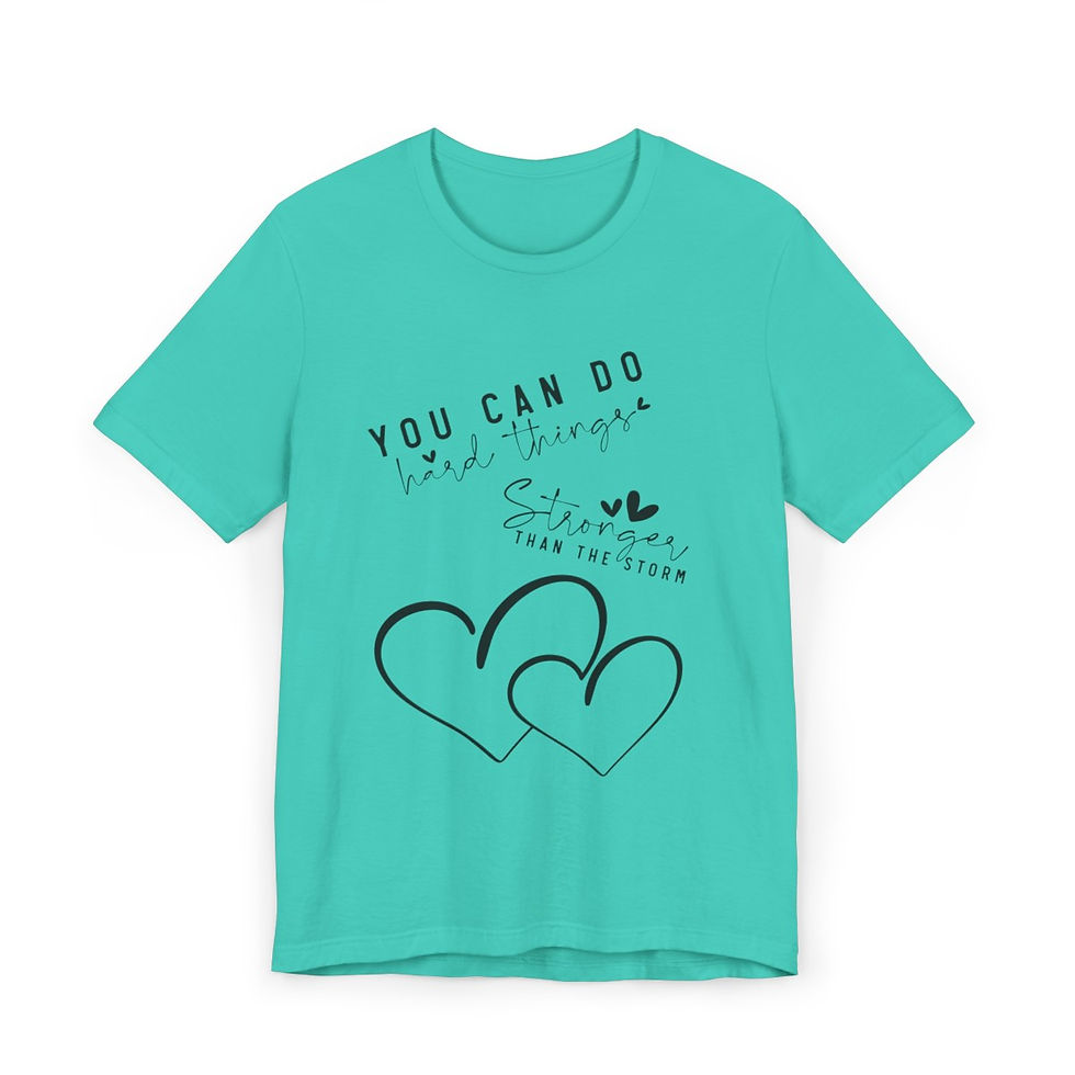 Thumbnail:  You can do hard thingsUnisex Jersey T-Shirt