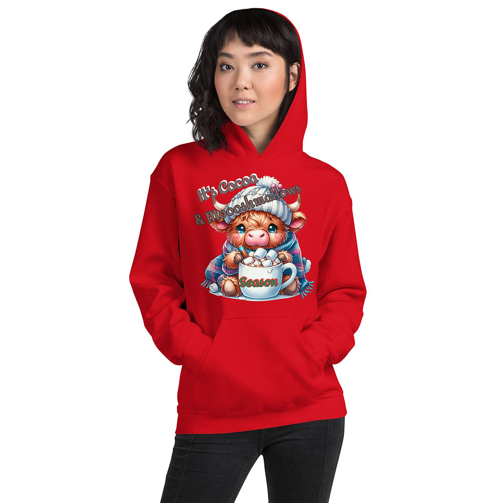 Thumbnail: Cocoa and Mooshmallow Seaon Unisex Hoodie