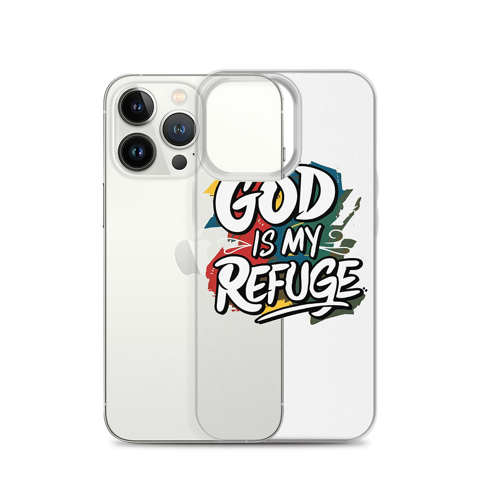 Thumbnail: God is My Refuge.  Clear Case for iPhone®