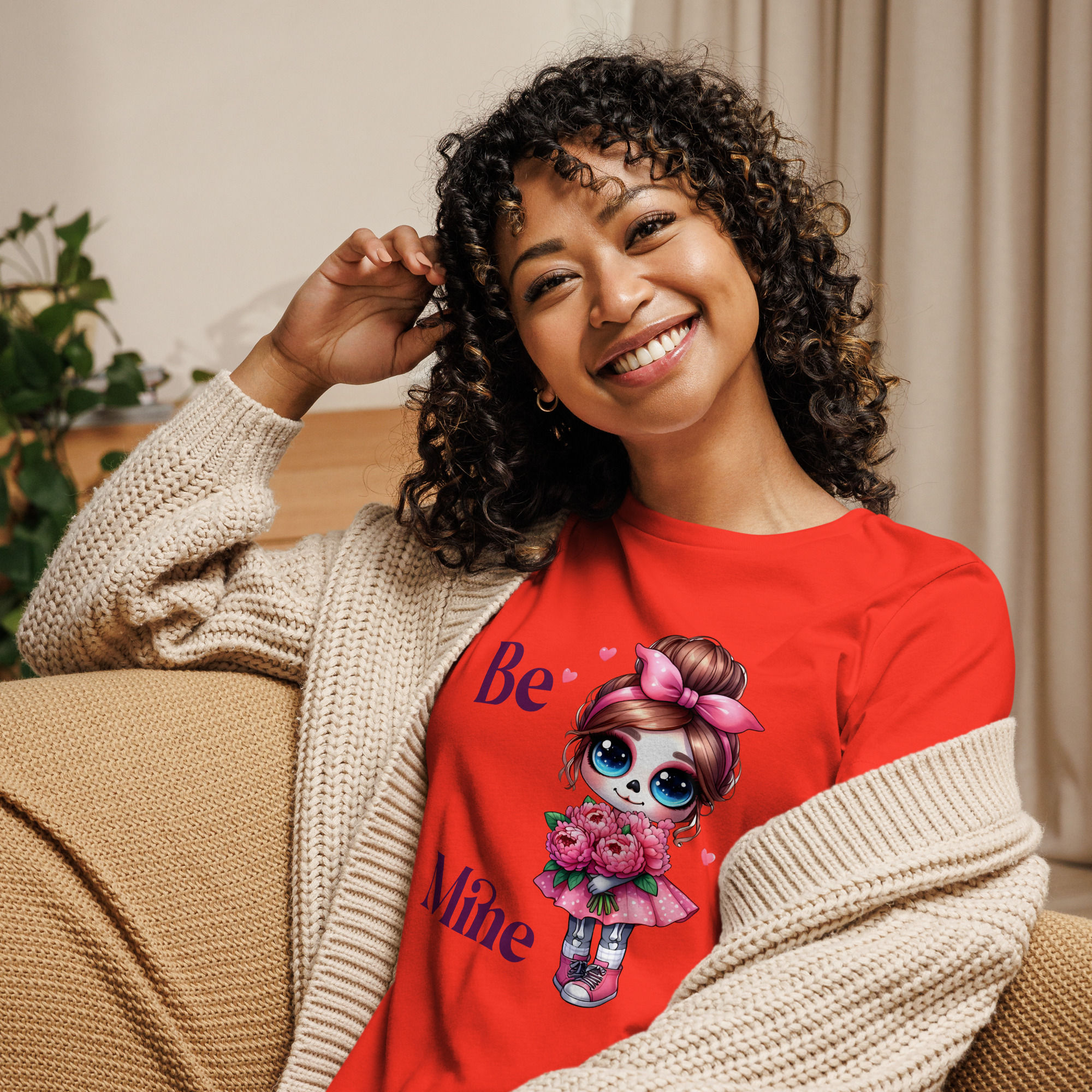 Be Mine. Girl.Women's Relaxed T-Shirt