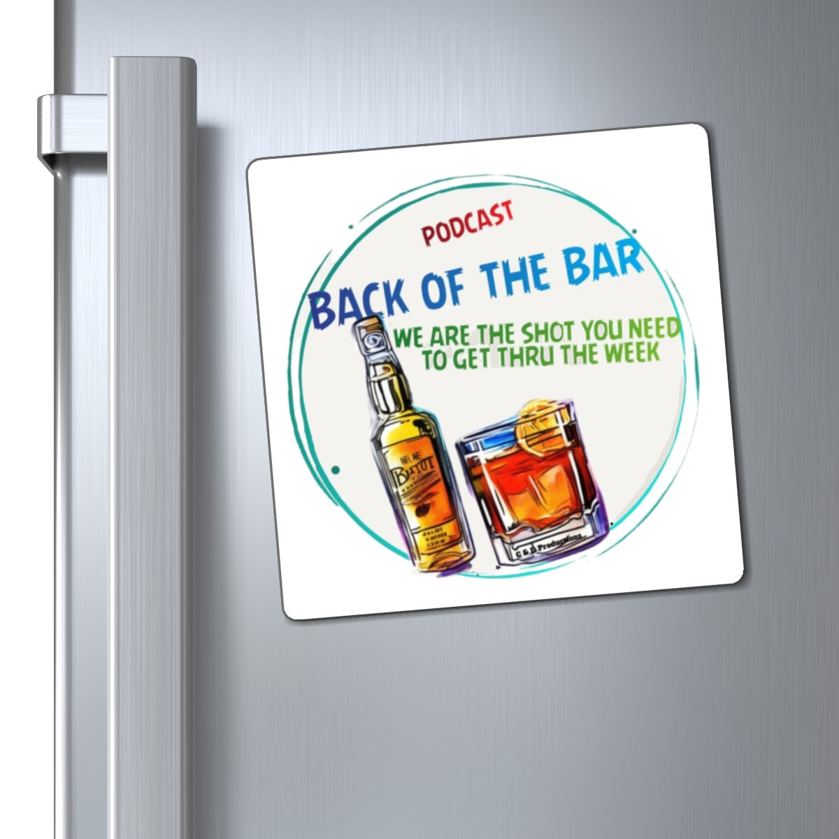Back Of The Bar. Podcast.  Magnets