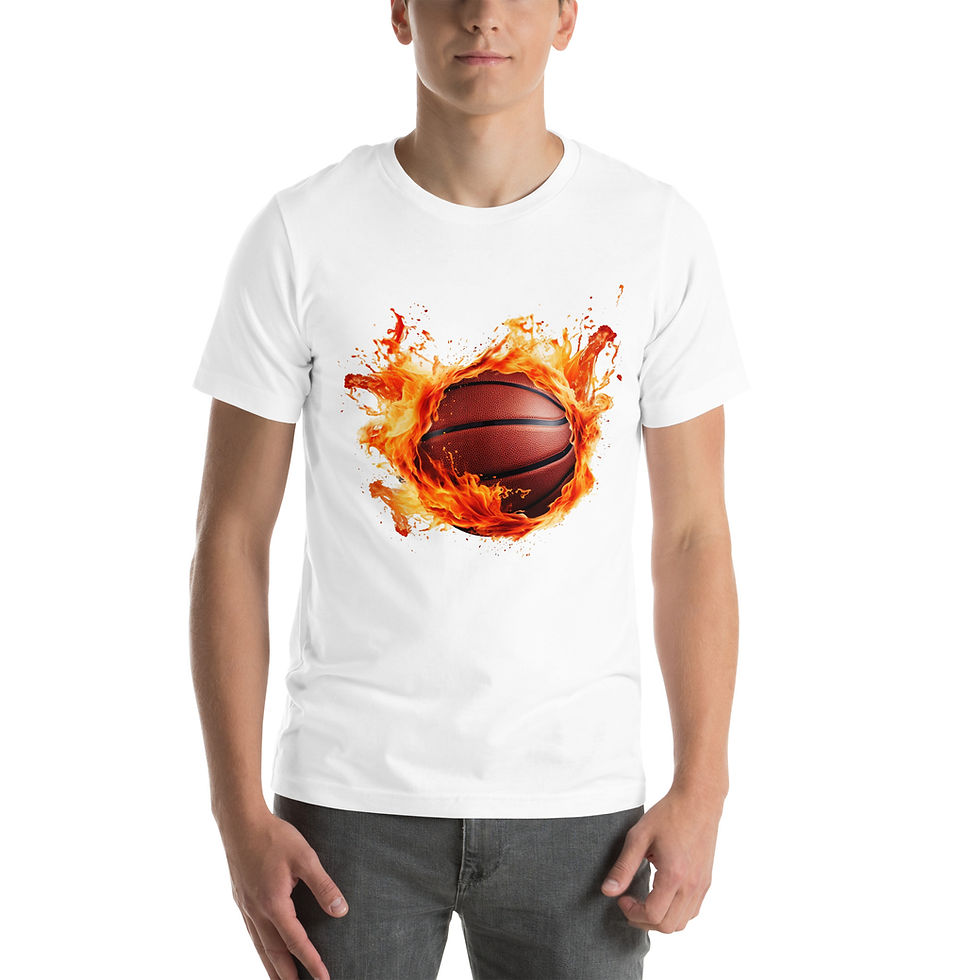 Thumbnail: BB Flames. Unisex t-shirt