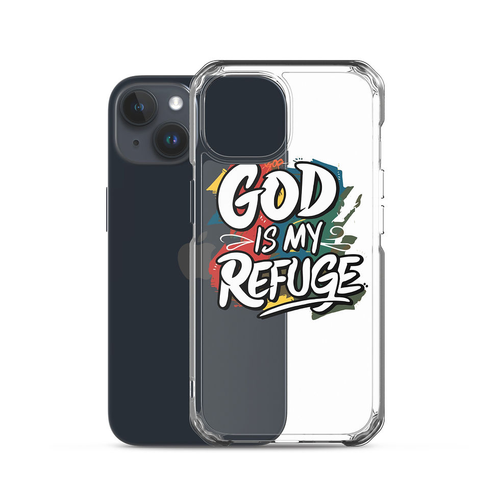Thumbnail: God is My Refuge.  Clear Case for iPhone®