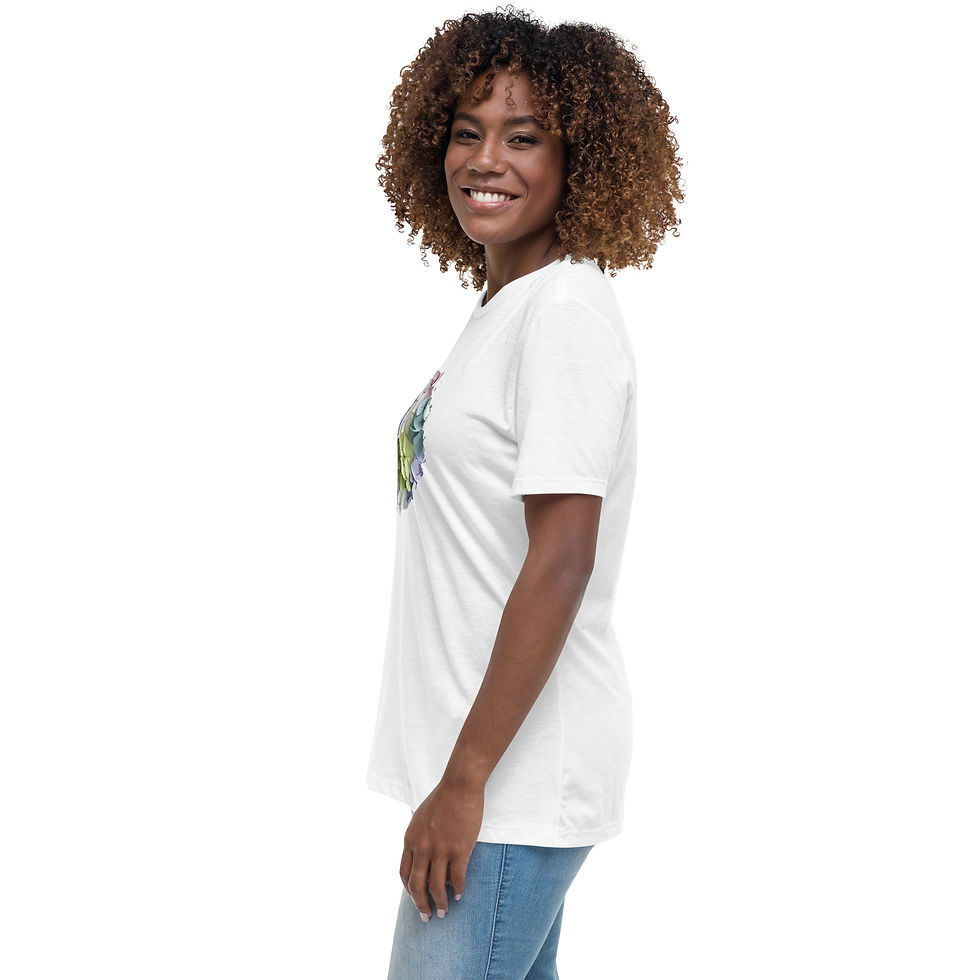Thumbnail: Floral 5 Women's Relaxed T-Shirt