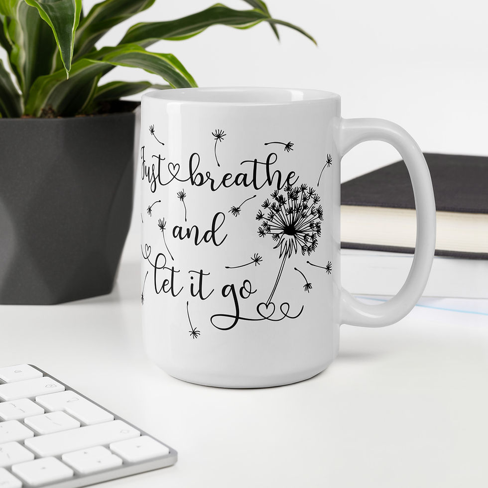 Thumbnail: Let it go.  White glossy mug