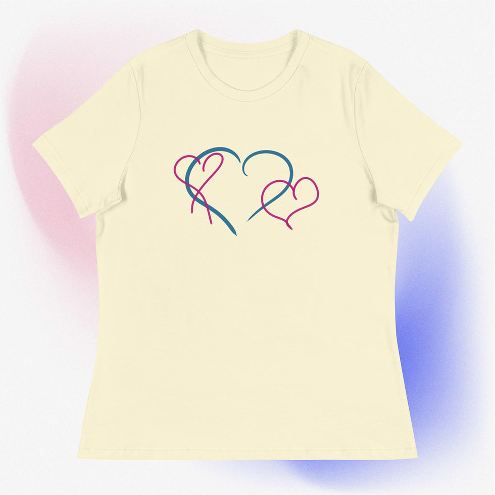 Thumbnail: MP Hearts Women's Relaxed T-Shirt