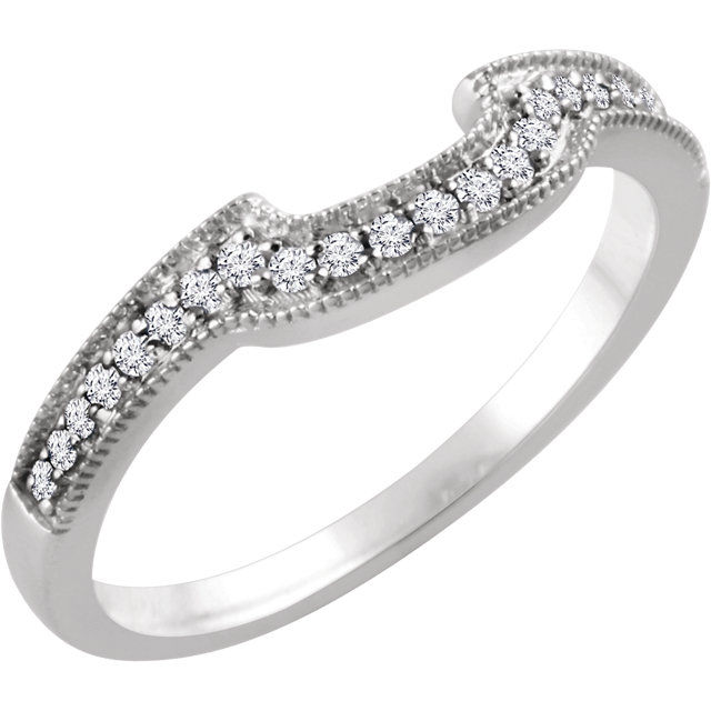Thumbnail: 14k W.G 0.25 ct Diamond Engagement Ring