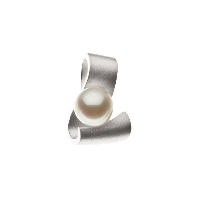 Thumbnail: 14kt. Y.G. 8.00 mm Pearl Pendant