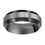 Thumbnail: 8mm Black Titanium Flat Band