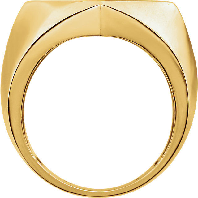Thumbnail: 14kt. Tu-Tone 0.20 ct Diamond Men's Ring