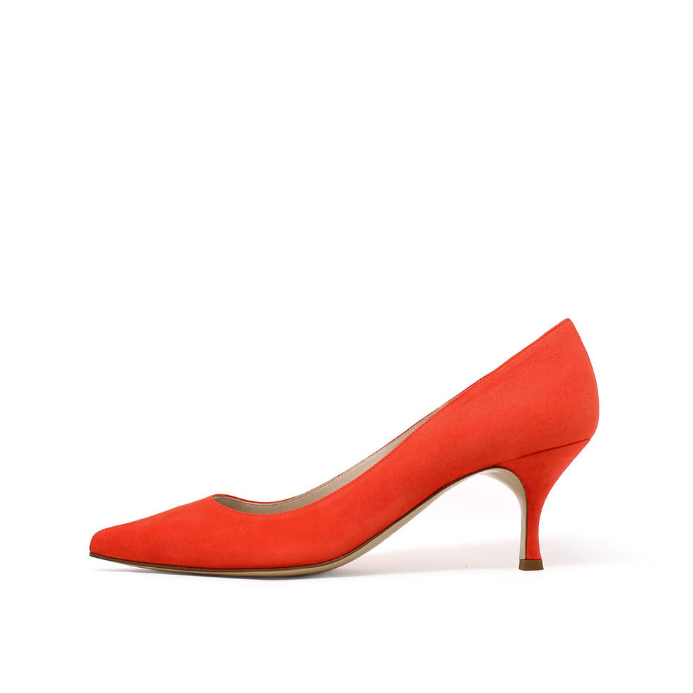 GRACE - Scarlet Red Suede