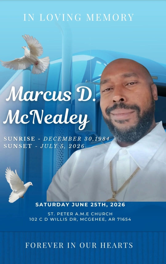 Forever In Our Hearts: Marcus D. McNealey
