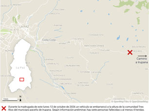 Embarrancamiento en Irupana deja personas fallecidas y heridas