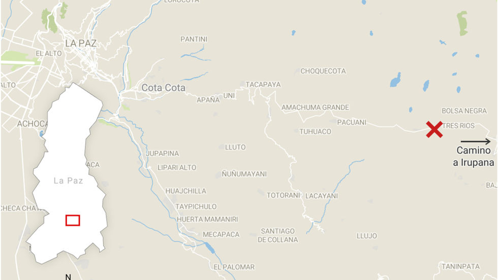 Embarrancamiento en Irupana deja personas fallecidas y heridas