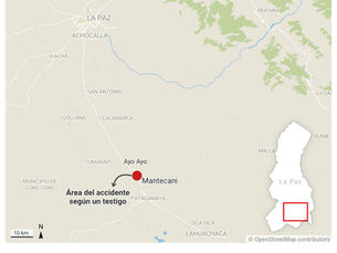 Vuelco de minibús en carretera La Paz - Oruro deja al menos cuatro muertos