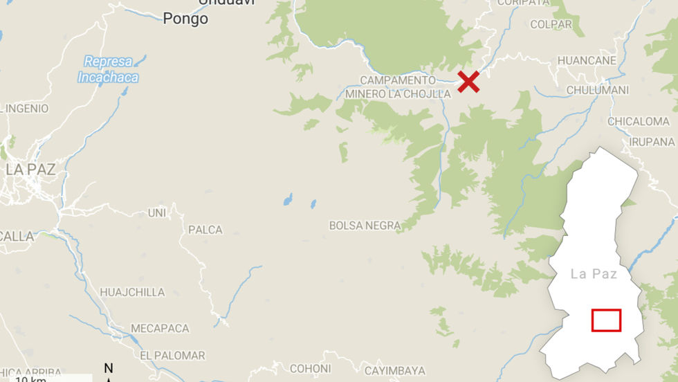 Un vehículo se embarranca en Yanacachi y hay al menos 8 heridos y tres personas fallecidas