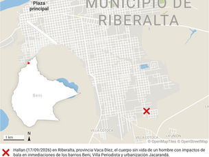 Hallan el cuerpo sin vida de un hombre en Riberalta