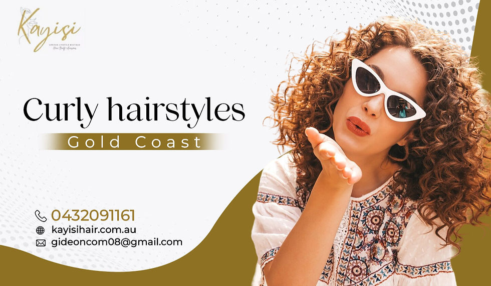 Curly hairstyles Gold Coast