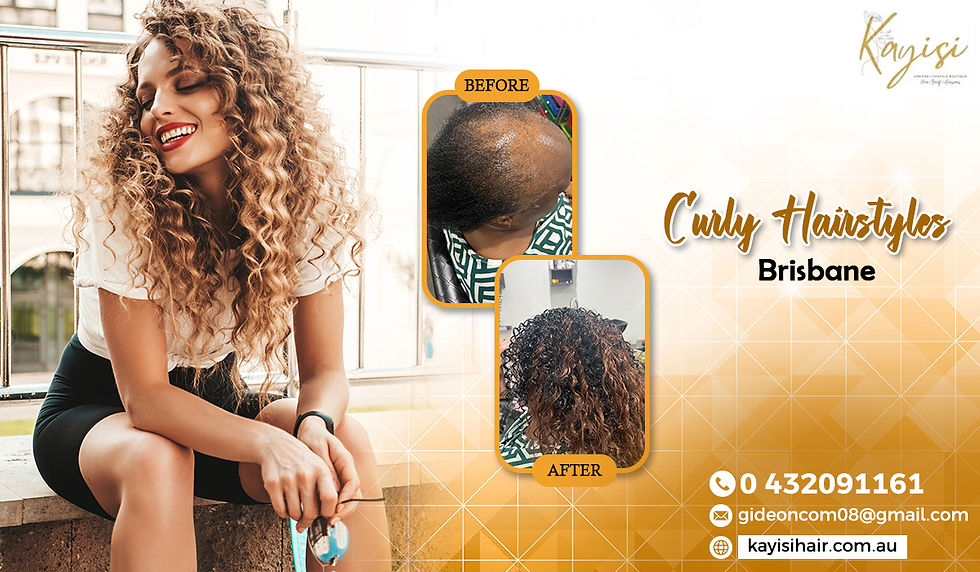Curly hairstyles Brisbane