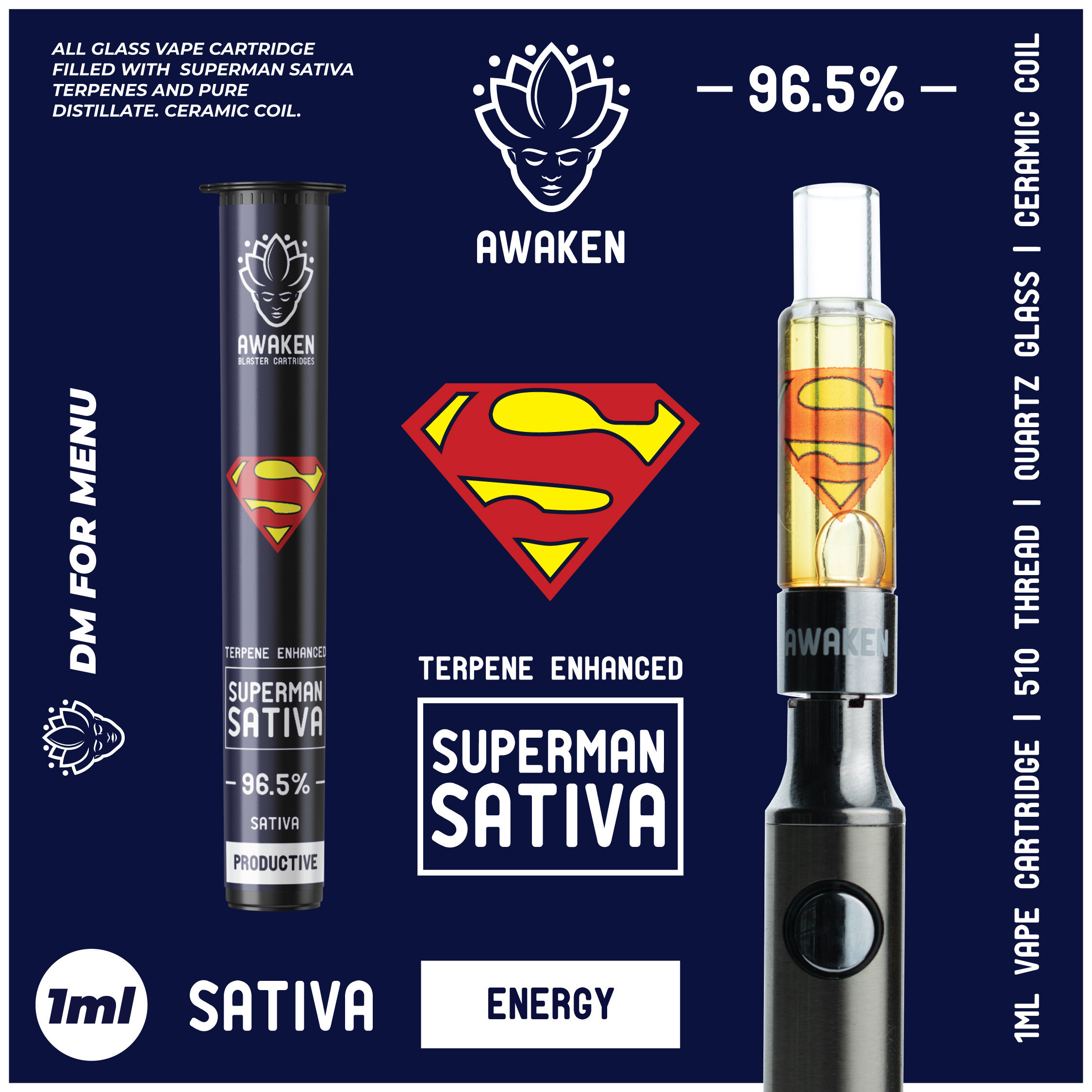 Awaken Blaster Cart - Super Sativa