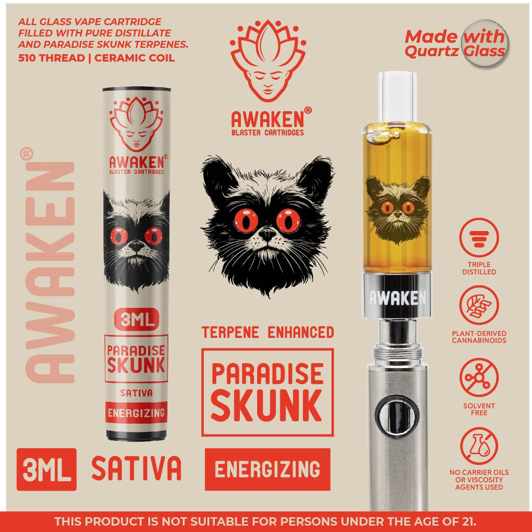 Awaken 3ml Paradise Skunk Cartridge