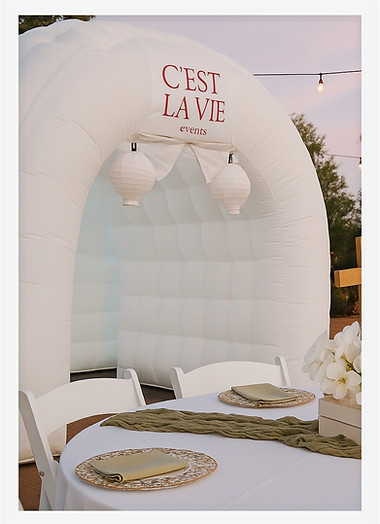 Inflatable Igloo (The Lumina Lounge)