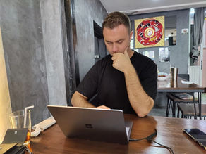 Fabio am Arbeiten in einem Restaurant