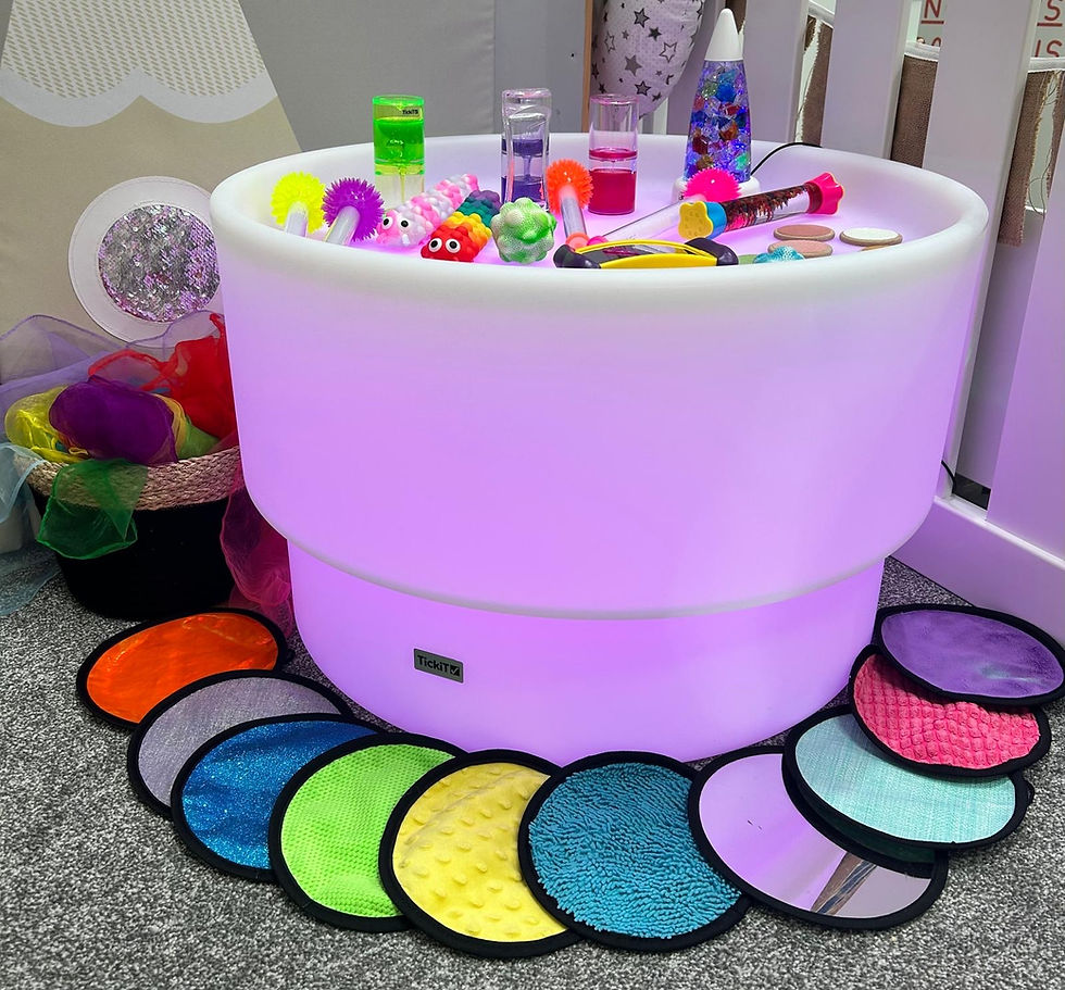 Sensory tickit table