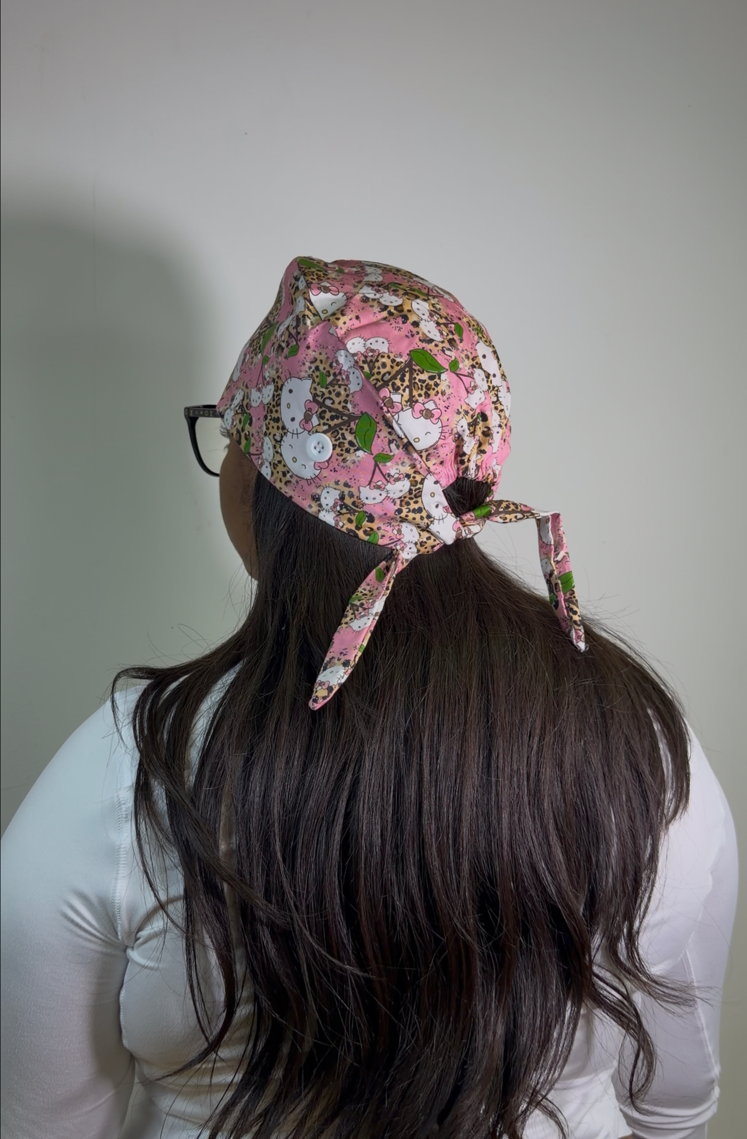 HK Cheetah Scrub Cap