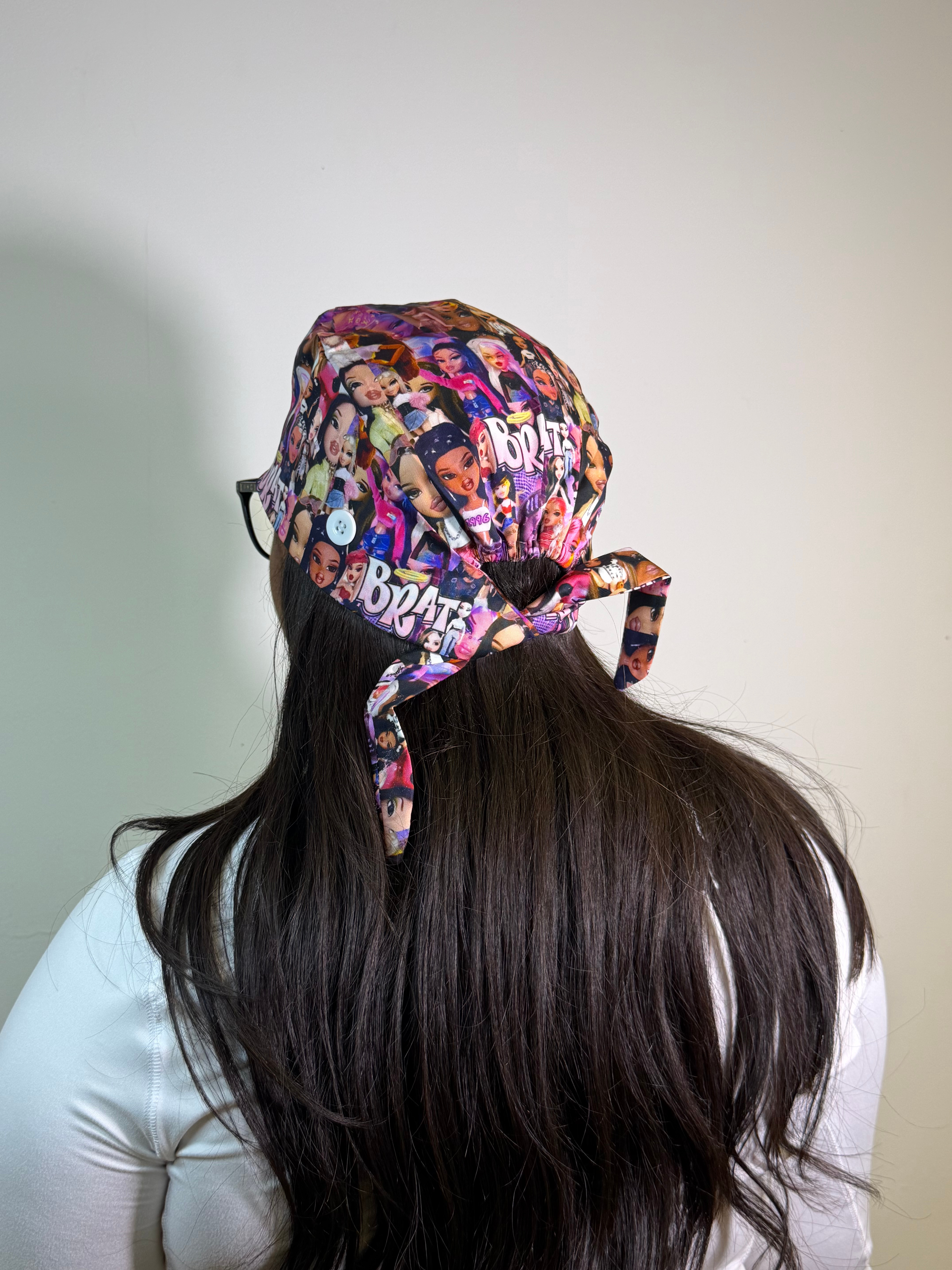 Purple Bratz Scrub Cap