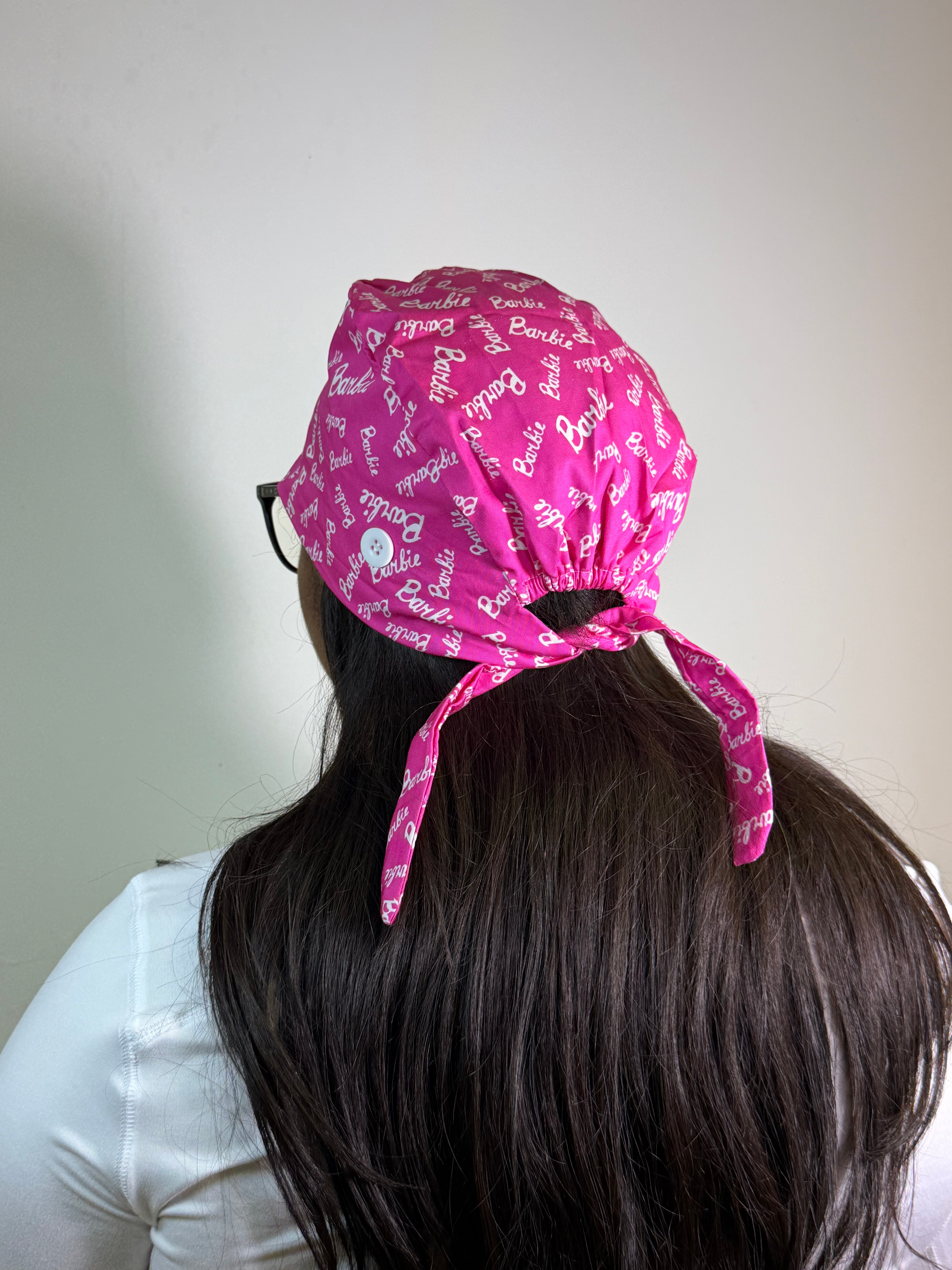 Fuchsia Barbie Scrub Cap
