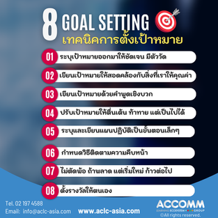 Goal Setting การตั้งเป้าหมายที่ดีเป็นอย่างไร