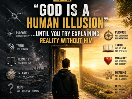 “God Is a Human Illusion”… Until You Try Explaining Reality Without Him