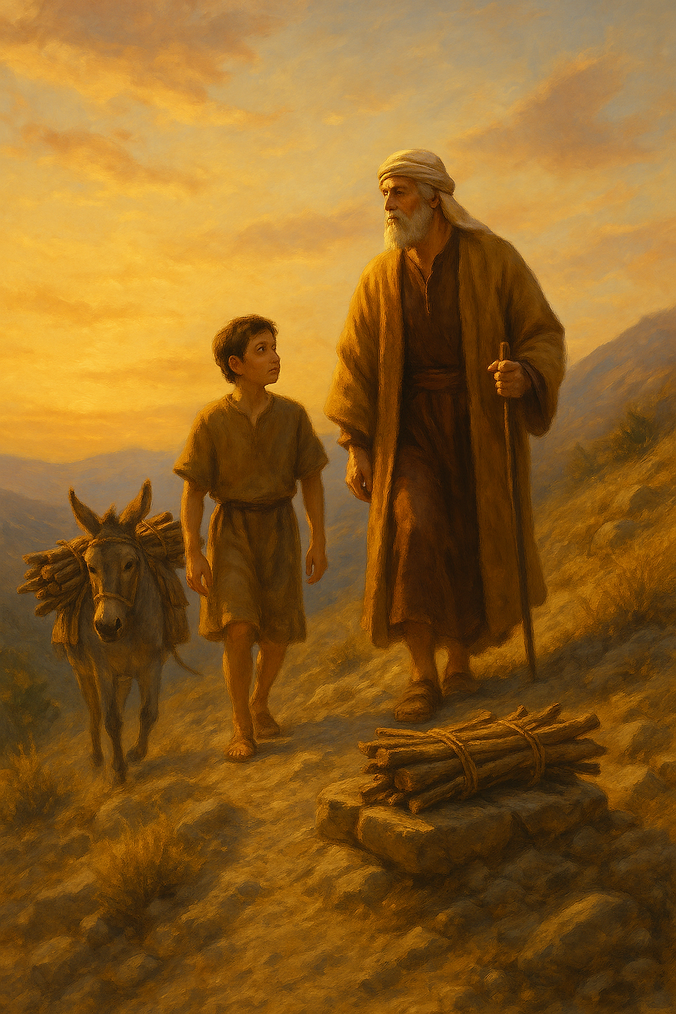 Abraham and Isaac worshipping