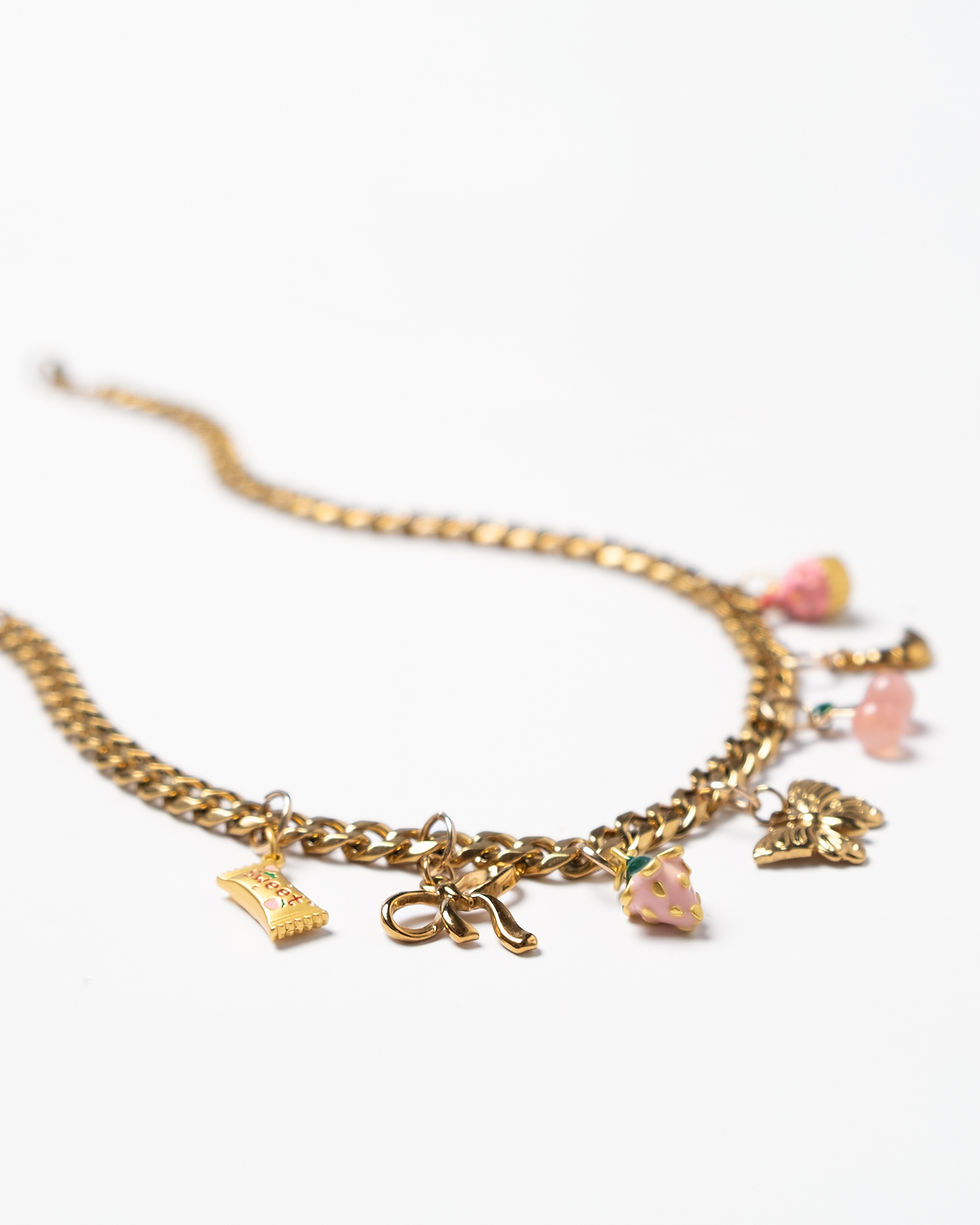 Thumbnail: Girly Things Charm Necklace