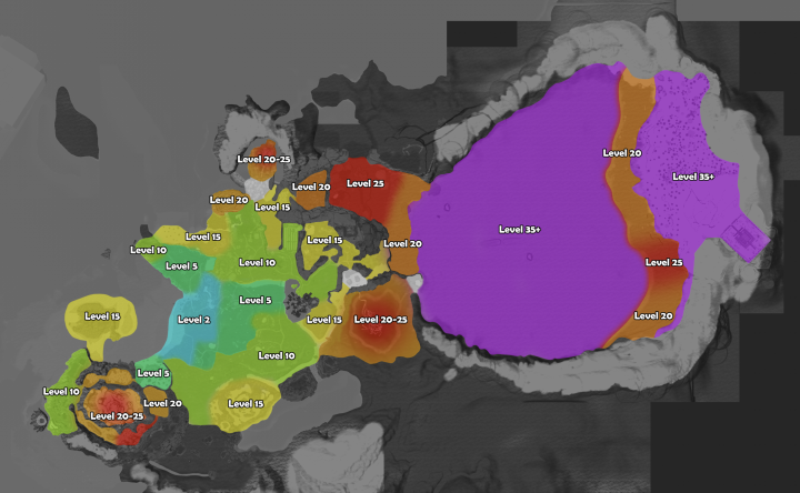 Initial Level Heat Map