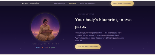 Why I Built Ask Lopamudra and Solace - Vedic Astrology