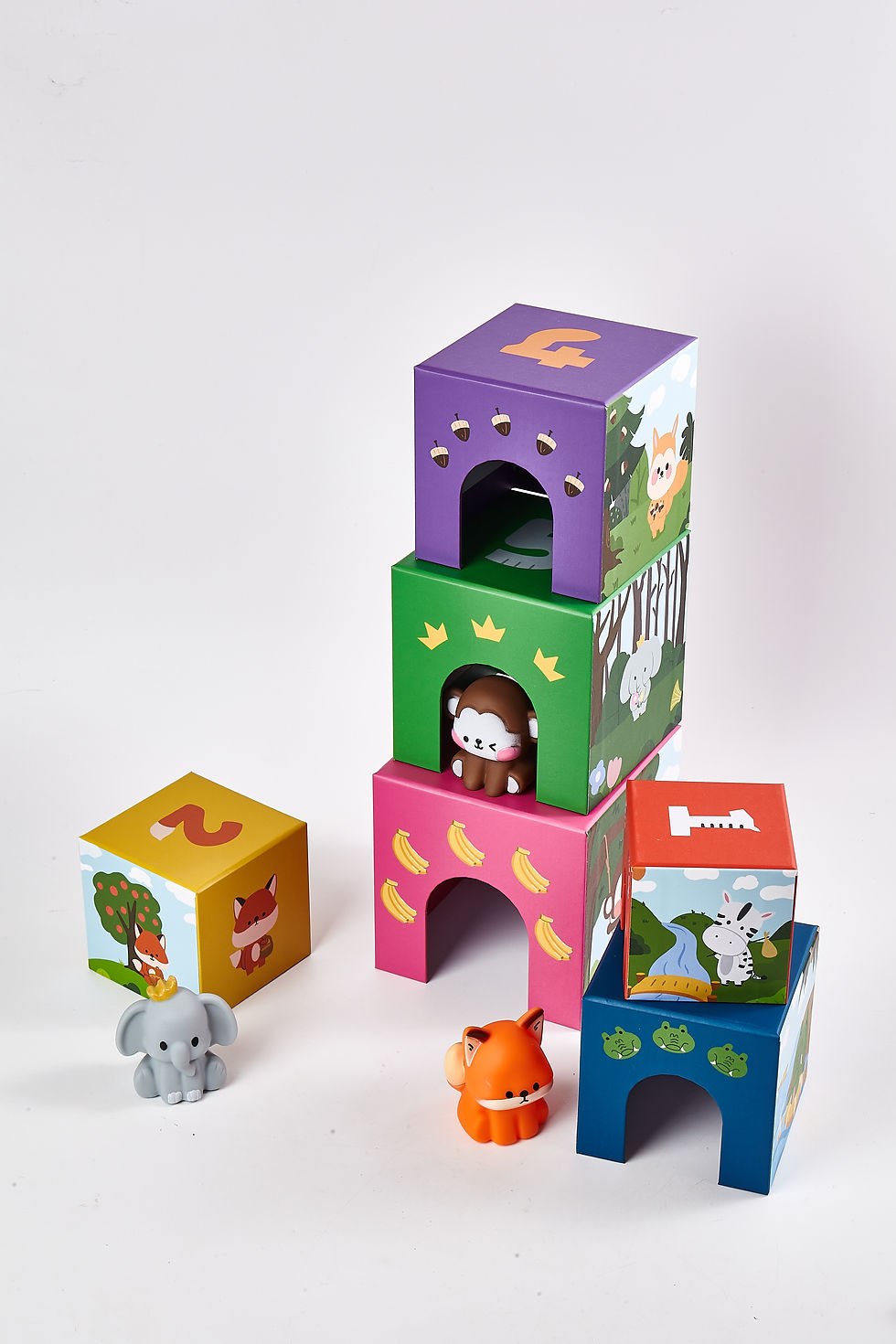 Thumbnail: Animal family tower