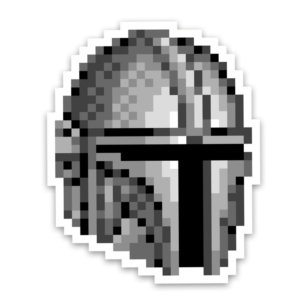 Holographic Space Helmet Sticker (two sizes)