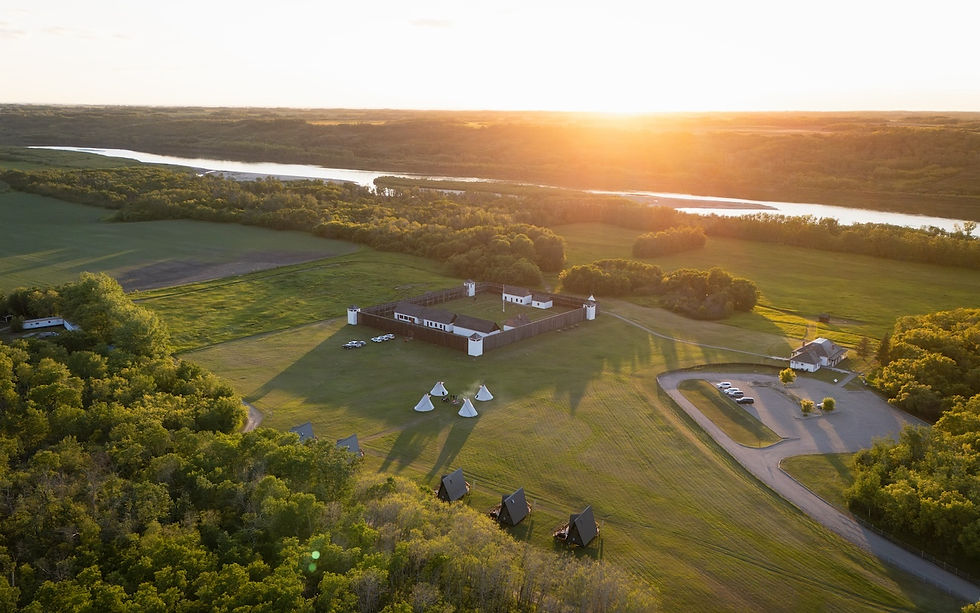 Pêmiska Tourism im Fort Carlton Provincial Historic Park - Credit: Tourism Saskatchewan