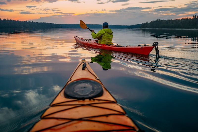 Kayaking in the South Slave Region - Credit: Darren Roberts