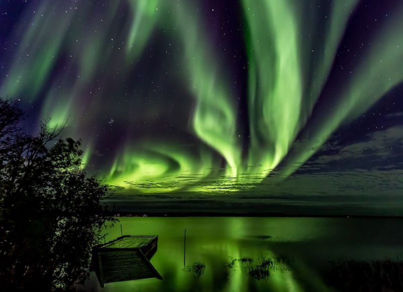 Aurora in Yellowknife - Credit: Valerie Pond